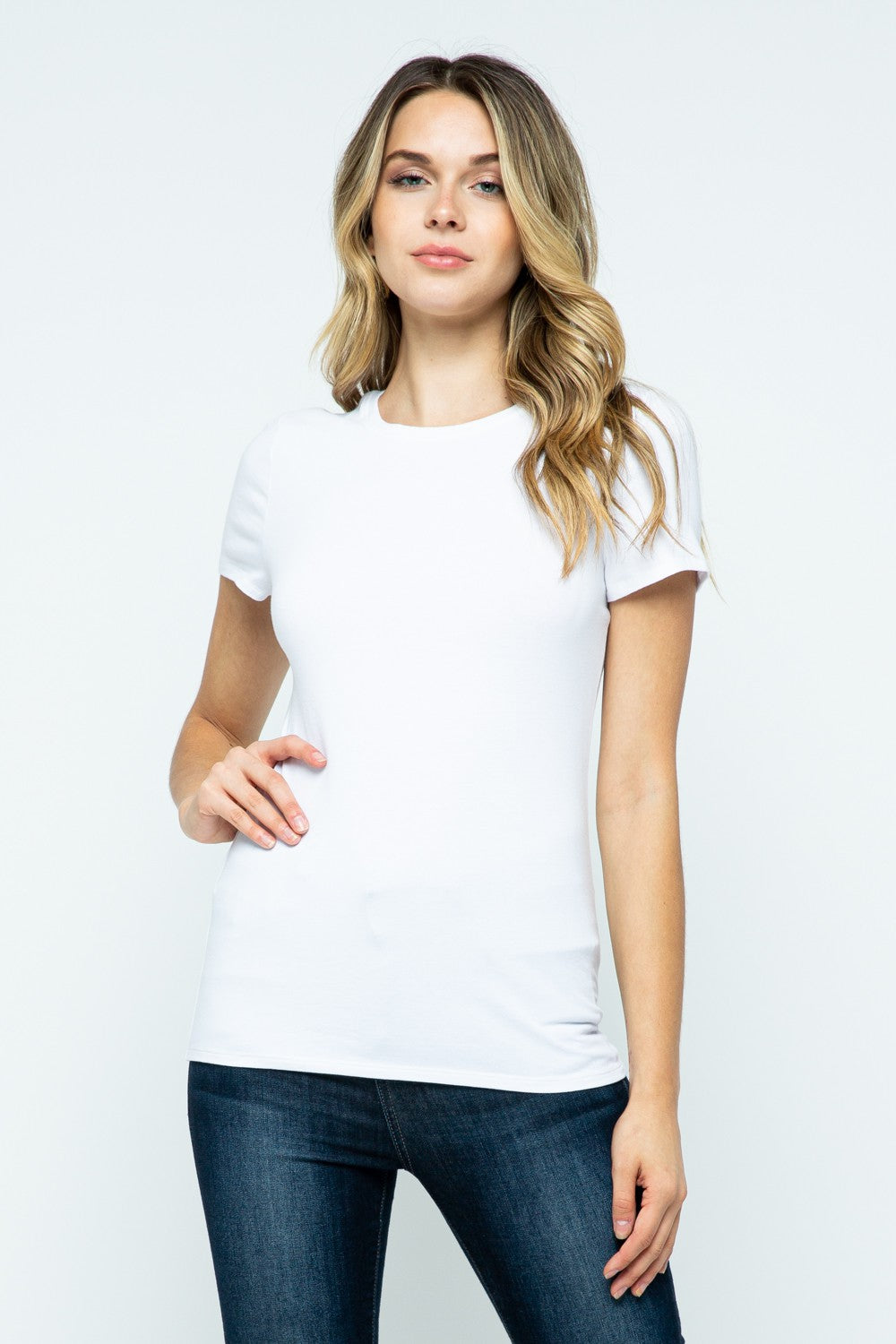 CIELO WOMEN SHORTSLEEVE CREWNECK TSHIRT T1005