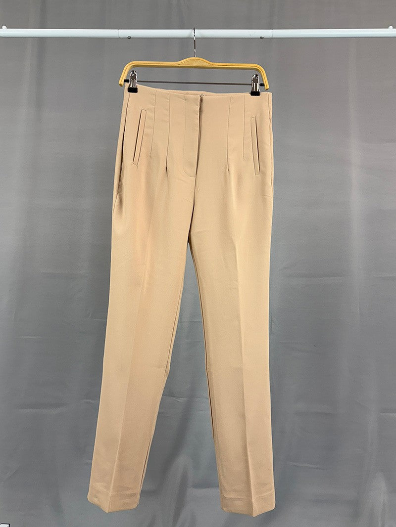 MICHEL SOLID HIGH WAISE LONG PANTS P9417