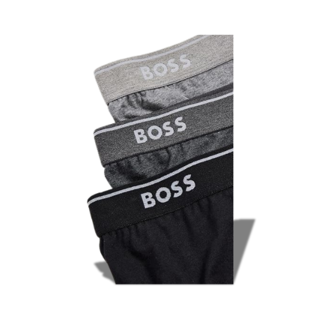 BOSS 3 CLASSIC BOXER BRIEF PURE COTTON MIXED COLORS