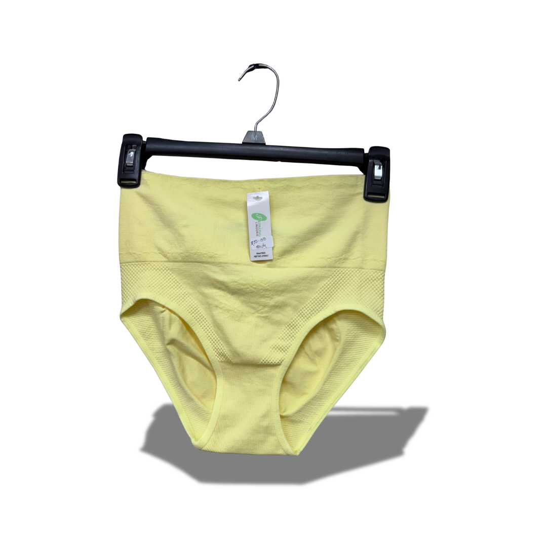 FEMINA LINGERIE MIDRISE WAIST GIRDLES ONE SIZE YELLOW FOR WOMEN
