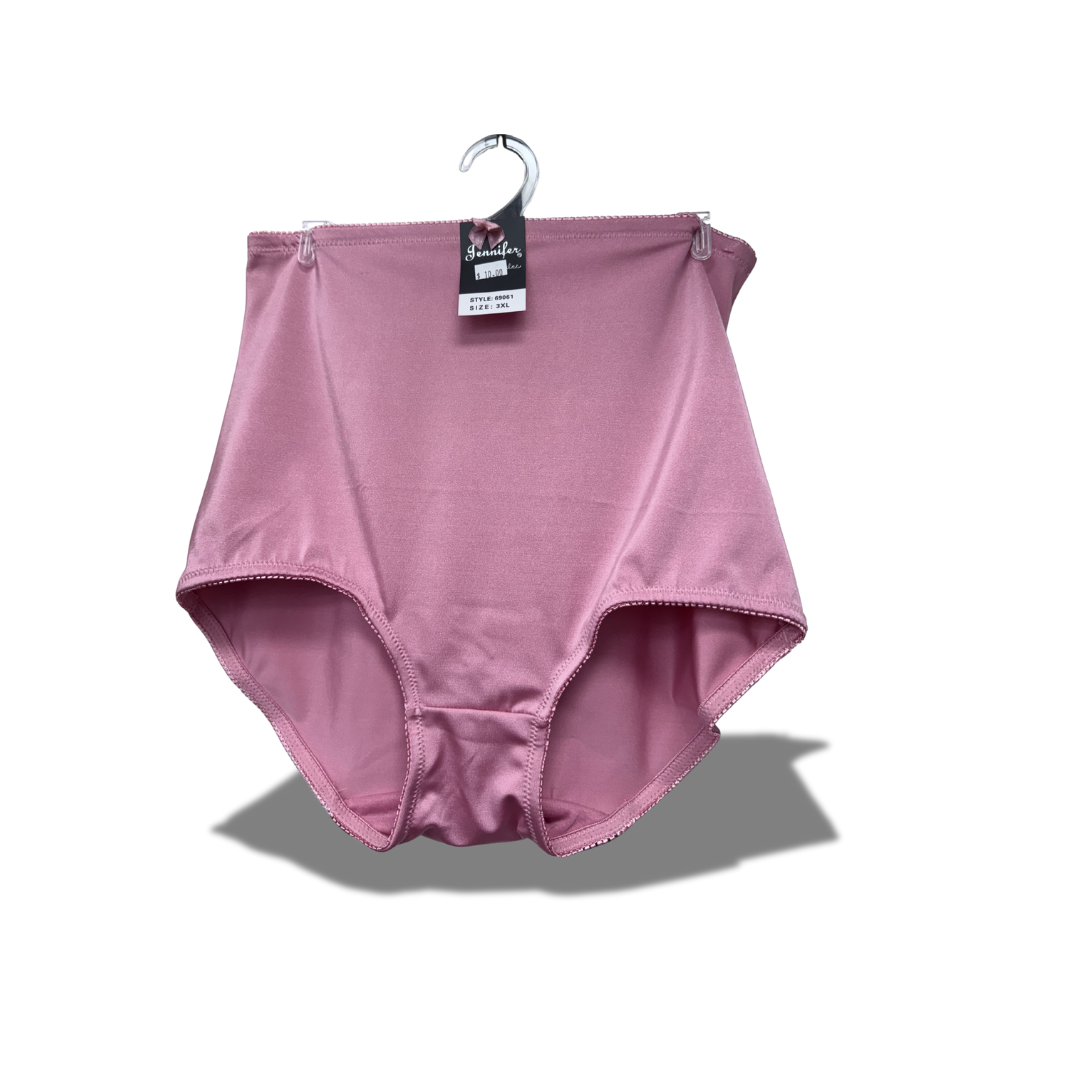 JENNIFER INTIMATES HIGH WAISTED BRIEFS FOR WOMEN PINK