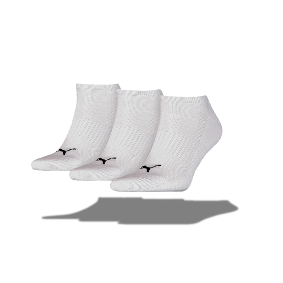 PUMA SNEAKER CUSHIONED SOCKS 3 PAIRS WHITE