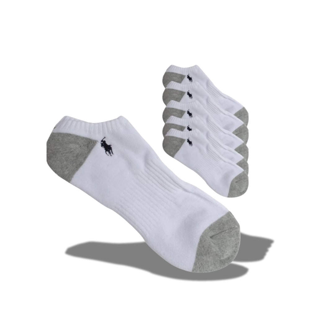 POLO RALPH LAUREN CLASSIC COTTON SPORT 6 PAIR SOCKS MENS STYLE