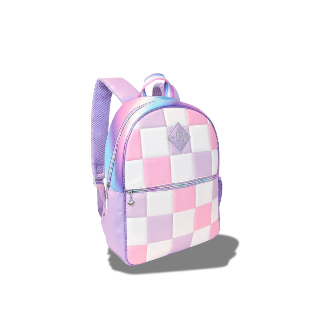 MISS GWENS OMG CHECKERED KIDS BACKPACK BAG