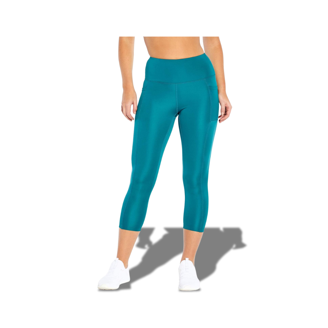 CROP LEGGINGS TEAL