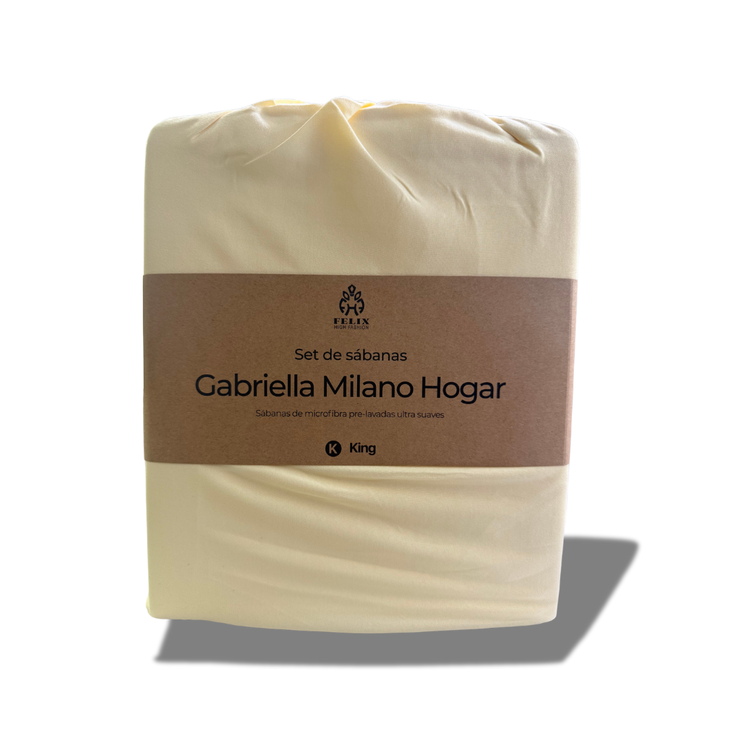 GABRIELLA MILANO HOGAR KING SIZE LIGHT YELLOW