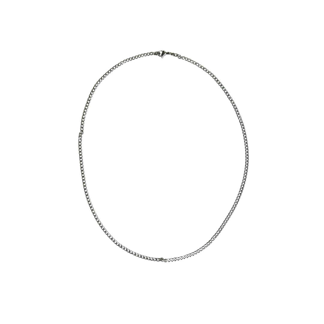 GOSTEEL SILVER STAINLESS STEEL 3MM W 20' CHAIN C01201420