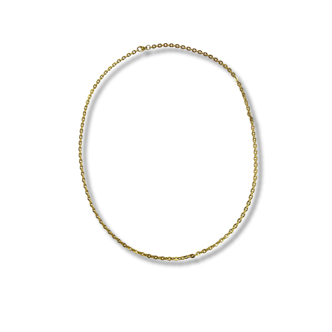 GOSTEEL GOLD STAINLESS STEEL 4MM DY 24' CHAIN C01203624