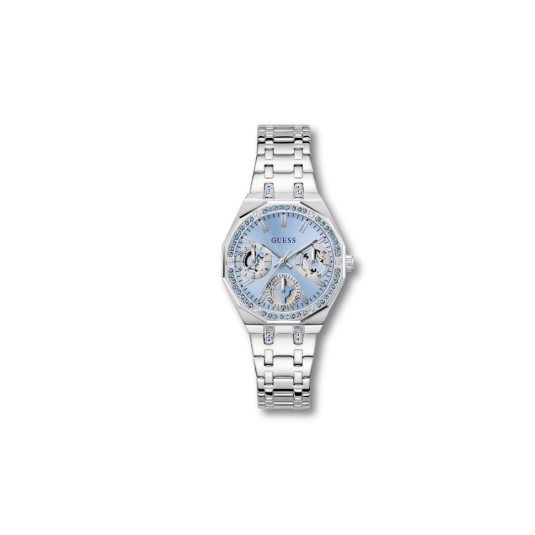 GUESS WATCH GW1009L1 SILVER BLUE WOMENS