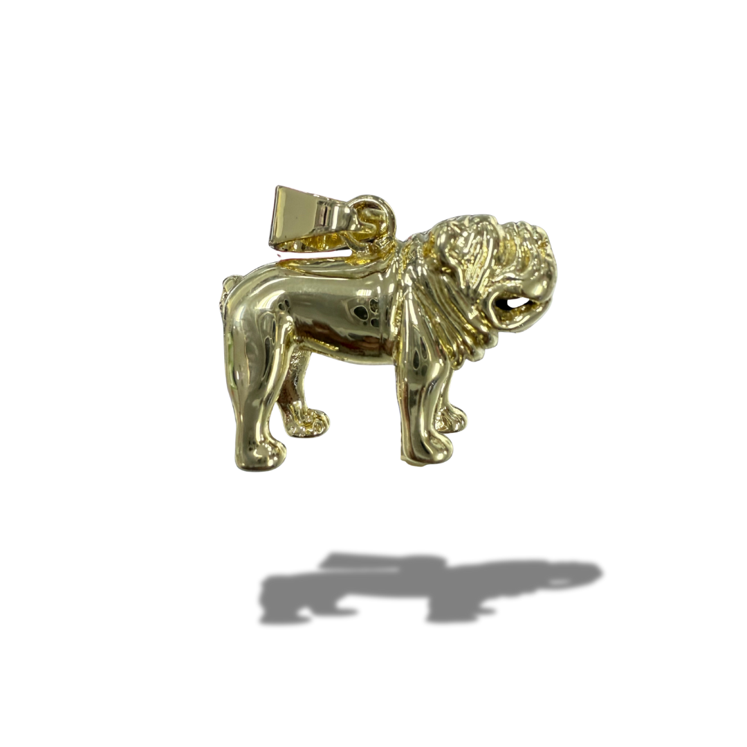GOSTEEL BULLDOG STAINLESS STEEL PENDANT NECKLACE