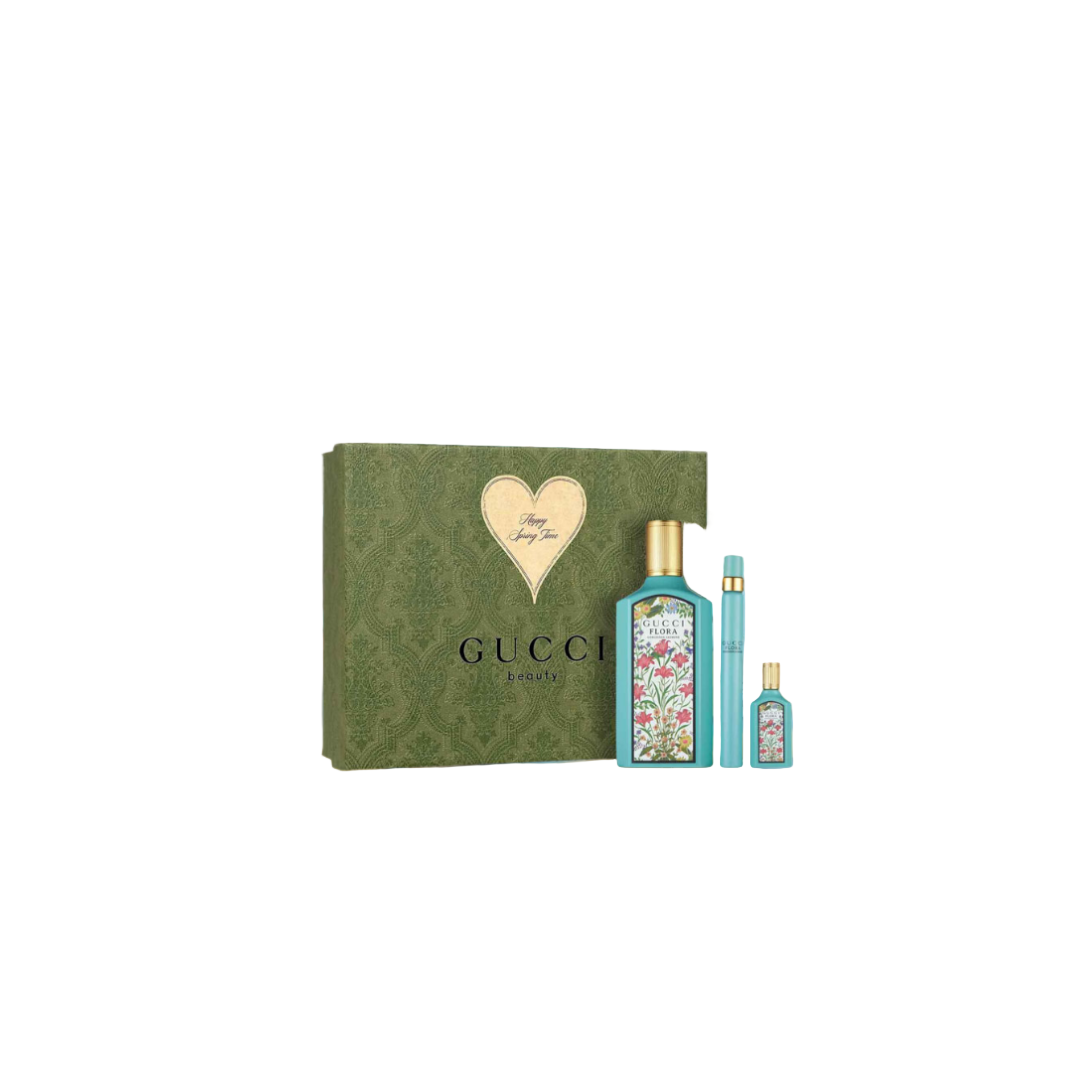 GUCCI FLORA JASMINE 3.4oz EDP + 5ml MINI + 10ml GIFT SET