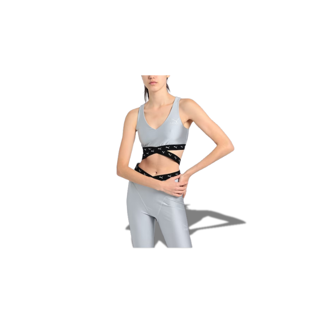 PUMA SQ CROP TOP HIGH RISE