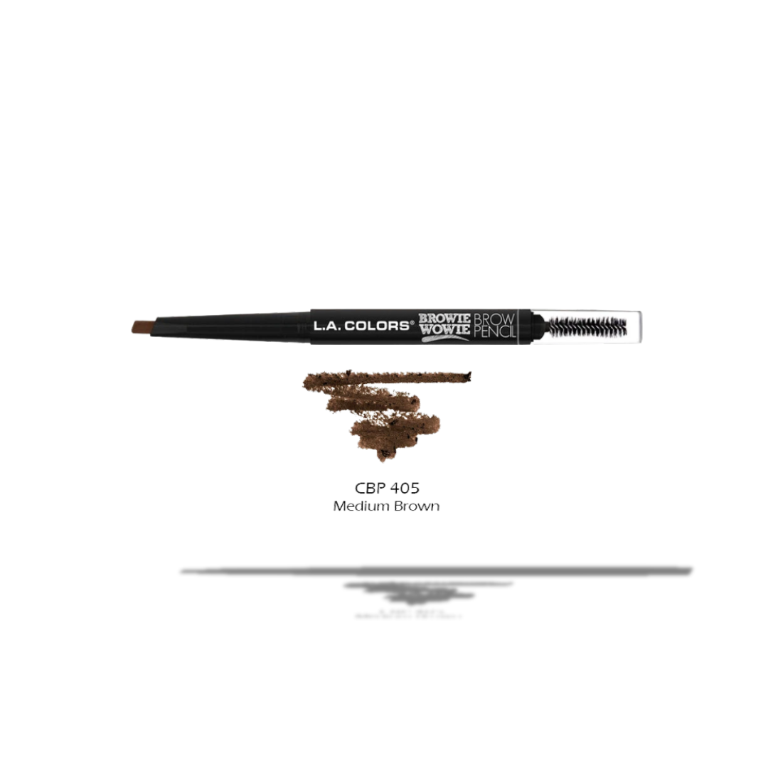 LA COLORS CBP405 MEDIUM BROWN BROWIE WOWIE BROW PENCIL