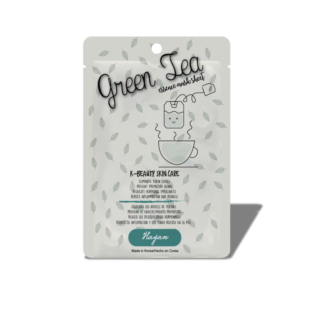HAYAN K BEAUTY SKIN CARE GREEN TEA ESSENCE MASK SHEET