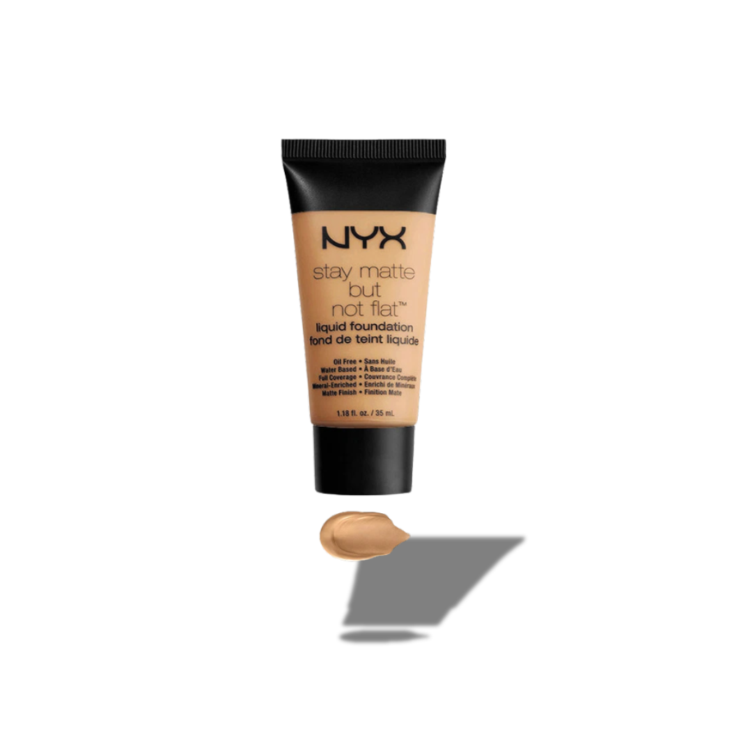 NYX STAY MATTE BUT NOT FLAT LIQUID FOUNDATION SMF07 WARM BEIGE 35ML