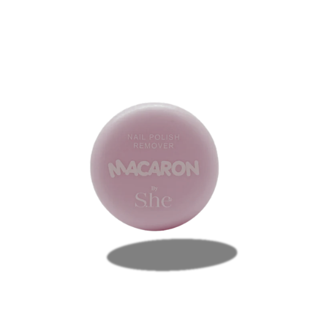 SHE MACARON NAIL POLISH REMOVER PADS PINK