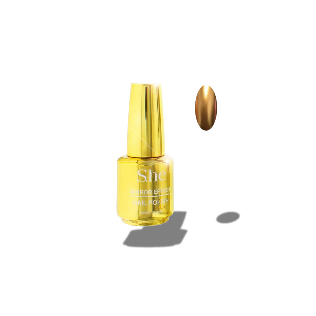 SHE MIRROR EFFECT NAIL POLISH 03 GOLD