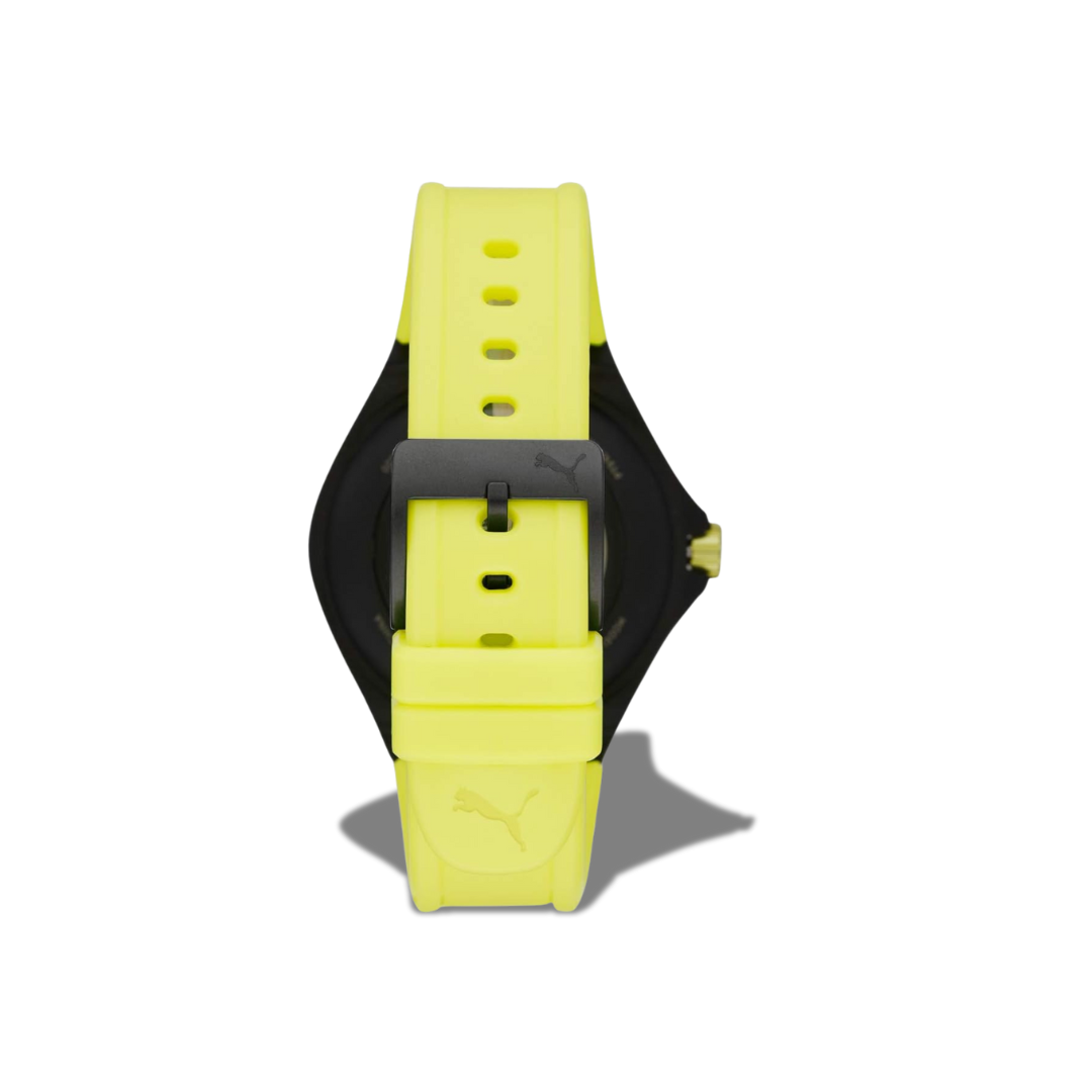 PUMA SMARTWATCH WITH YELLOW SILICONE STRAP PT9101