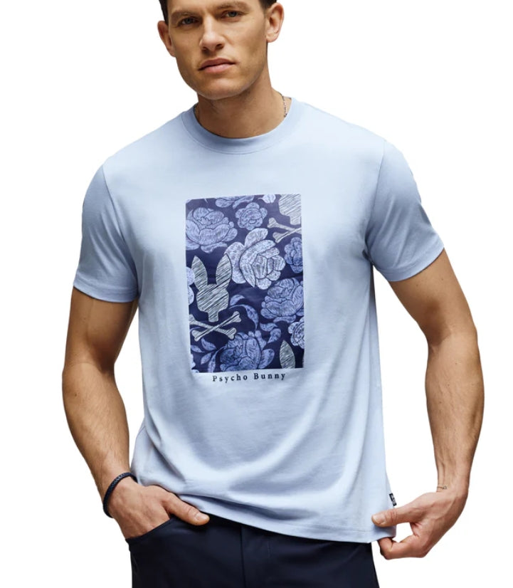 PSYCHO BUNNY AGRAPHIC TEE MT0200102 402