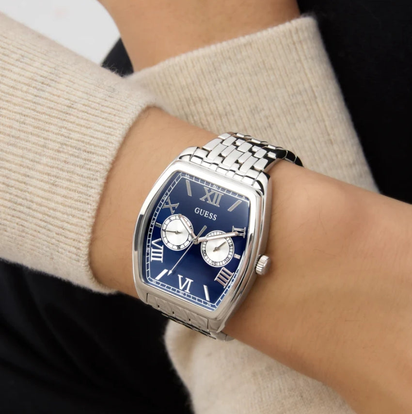 GUESS WATCH GW0975G1 MENS BLUE SILVER