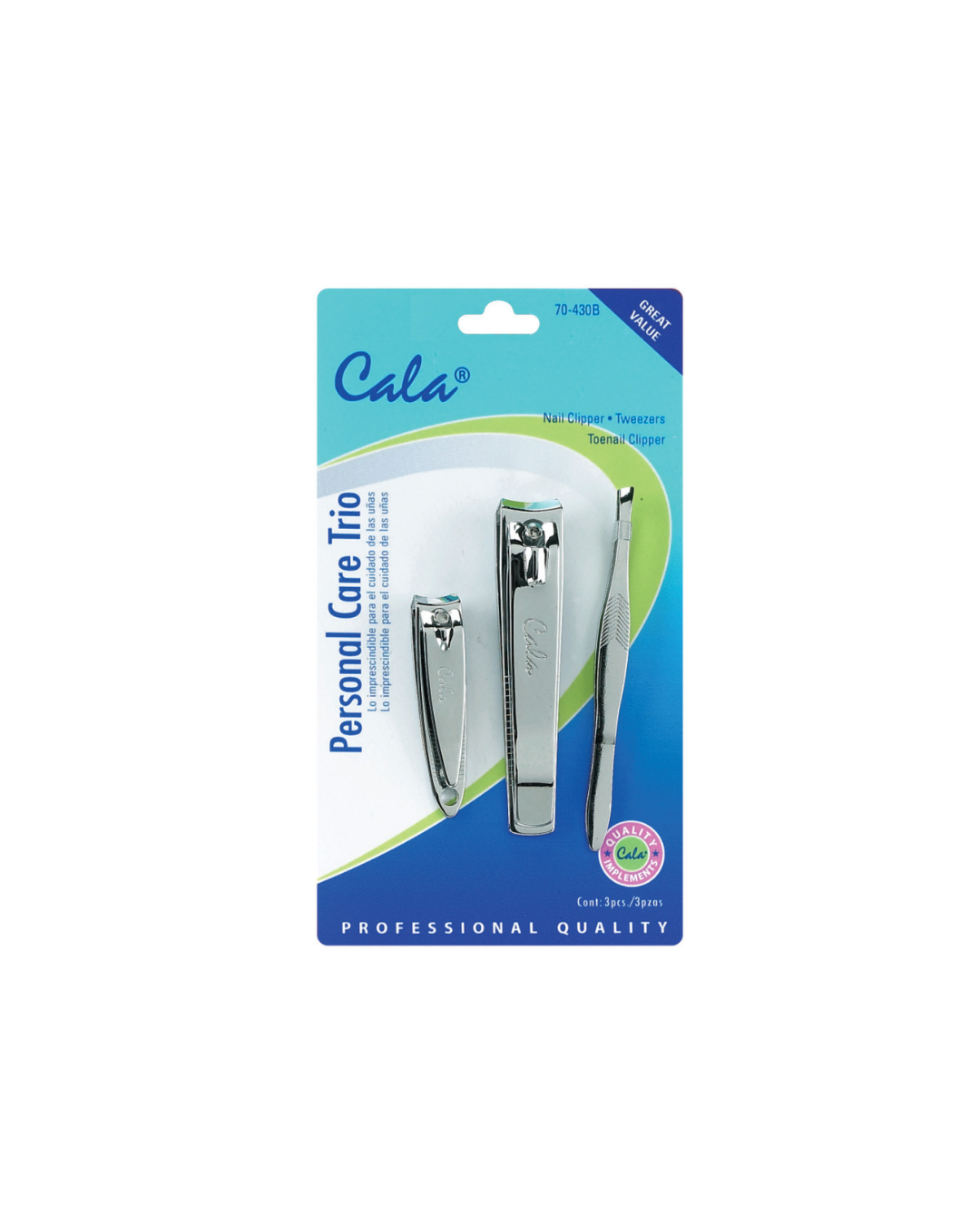 CALA PERSONAL CARE TRIP NAIL TOOLS 70-430B
