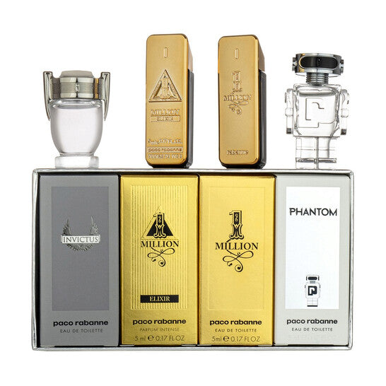 PACO RABANNE MEN'S MINI 4 SET FRAGRANCES