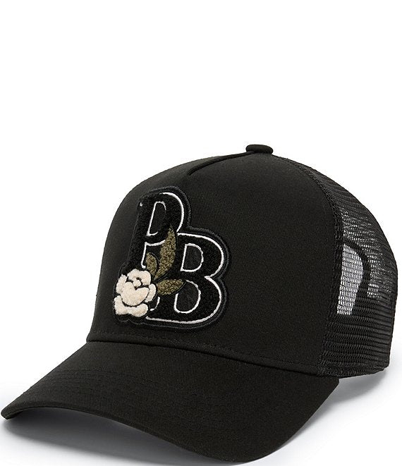 PSYCHO BUNNY AUGUSTE PB TRUCKER CAP M01500038