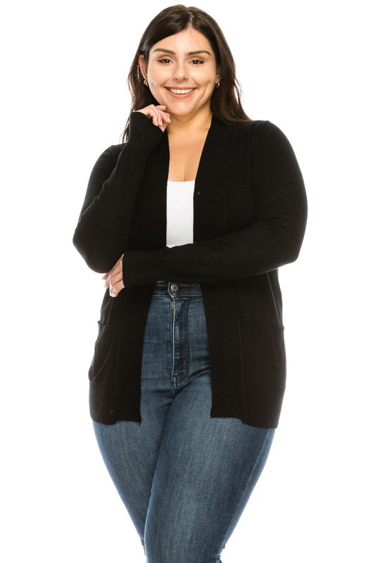 CIELO OPEN CARDIGAN PLUS SIZE