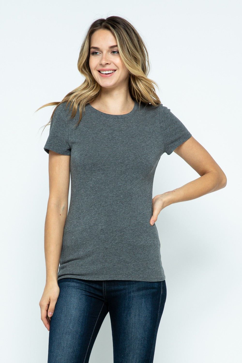 CIELO WOMEN SHORTSLEEVE CREWNECK TSHIRT T1005