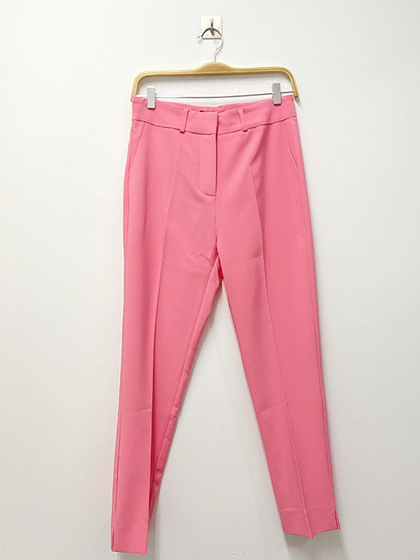 MICHEL SOLID SPLIT HEM PANTS P9147