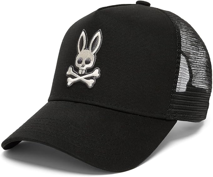 PSYCHO BUNNY MENS RYDER TRUCKER CAP M01500030