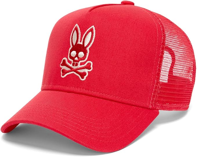 PSYCHO BUNNY MENS RYDER TRUCKER CAP M01500030