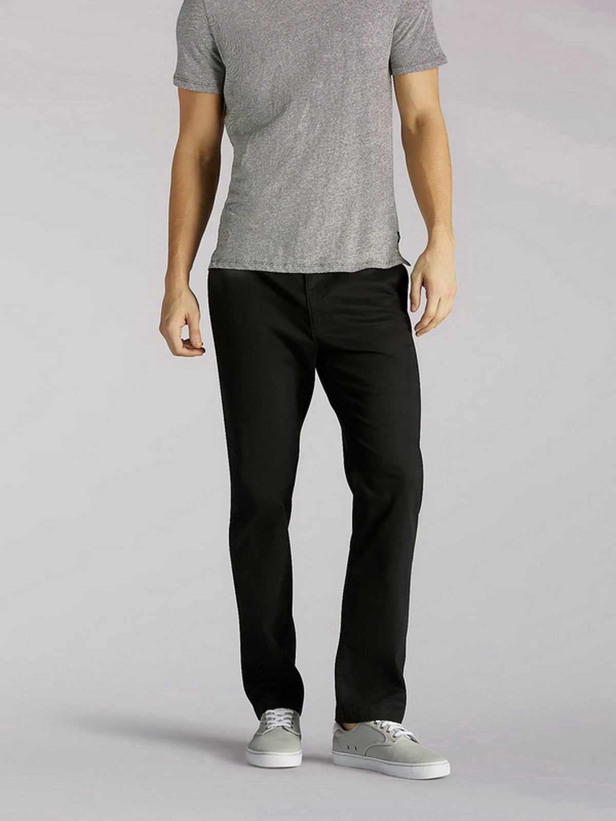 LEE EXTREME MOTION SLIM STRAIGHT PANTS BLACK