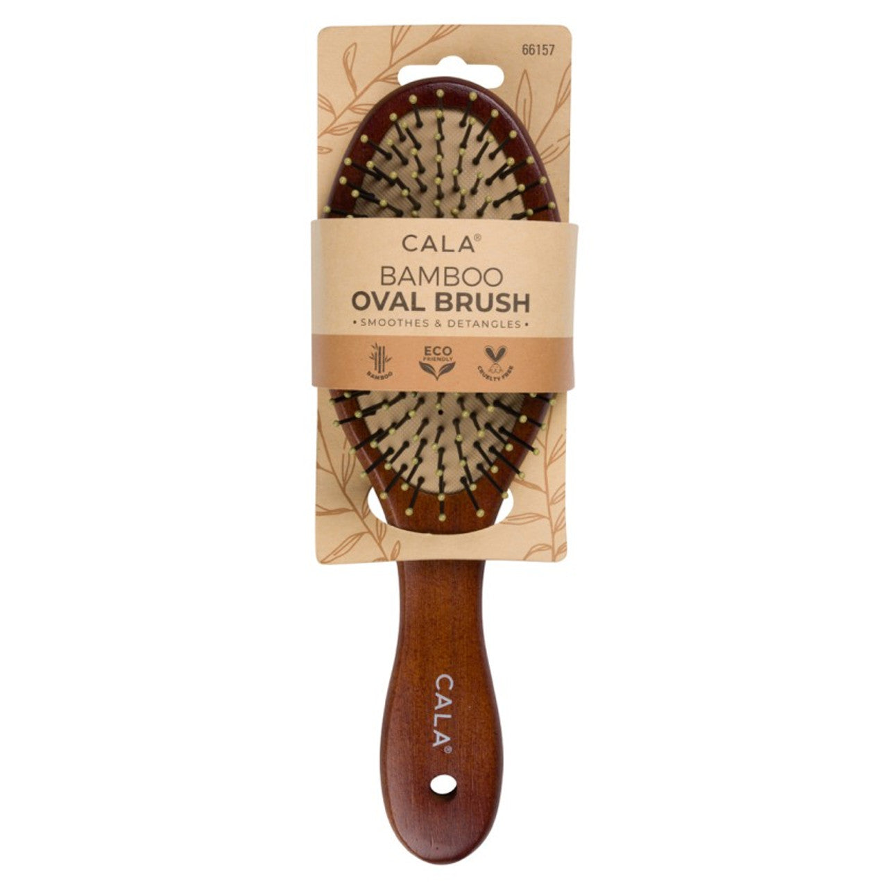 CALA BAMBOO OVAL BRUSH 66157