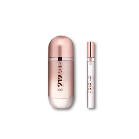 212 VIP ROSE CAROLINA HERRERA 2PC SET FEMME 2.7+10ML