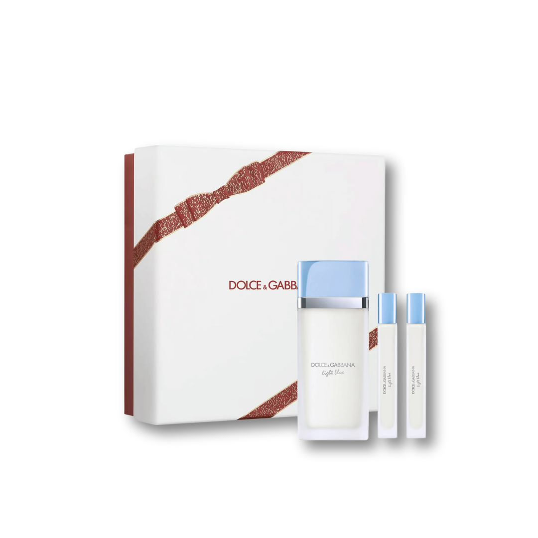 DOLCE&GABBANA LIGHT BLUE 3PC SET WOMEN EDP