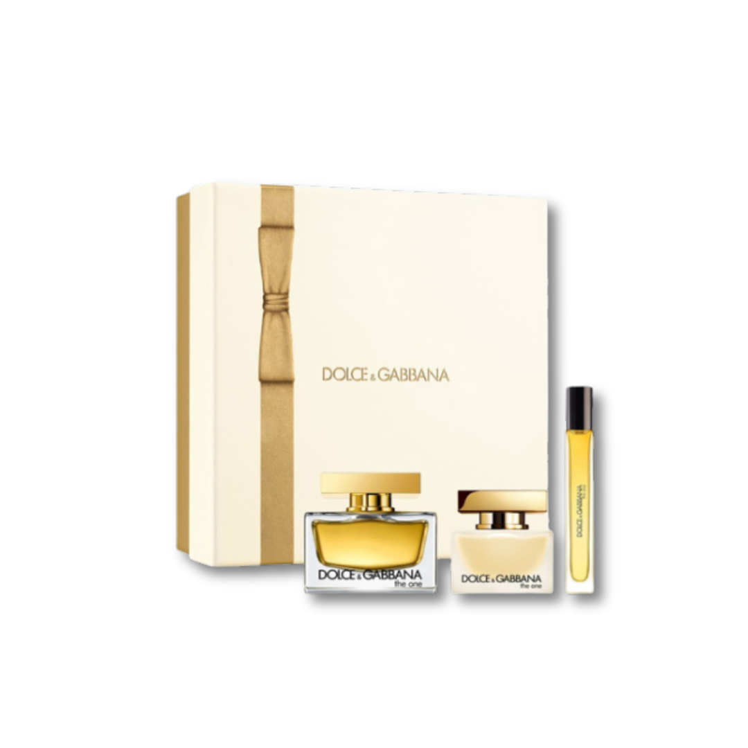 DOLCE&GABBANA THE ONE PERFUME 3PC SET WOMEN