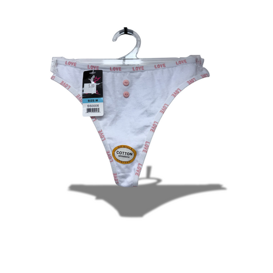 SHELA UNDERWEAR THONG WHITE FOR WOMEN