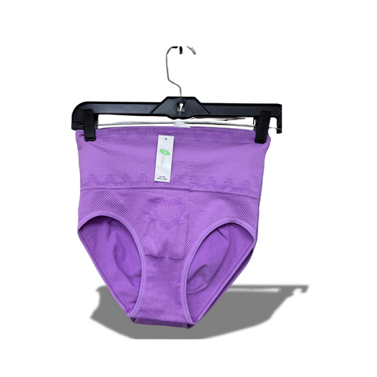 FEMINA LINGERIE HIGH WAISTED BRIEFTS GIRDLES ONE SIZE PURPLE FOR WOMEN