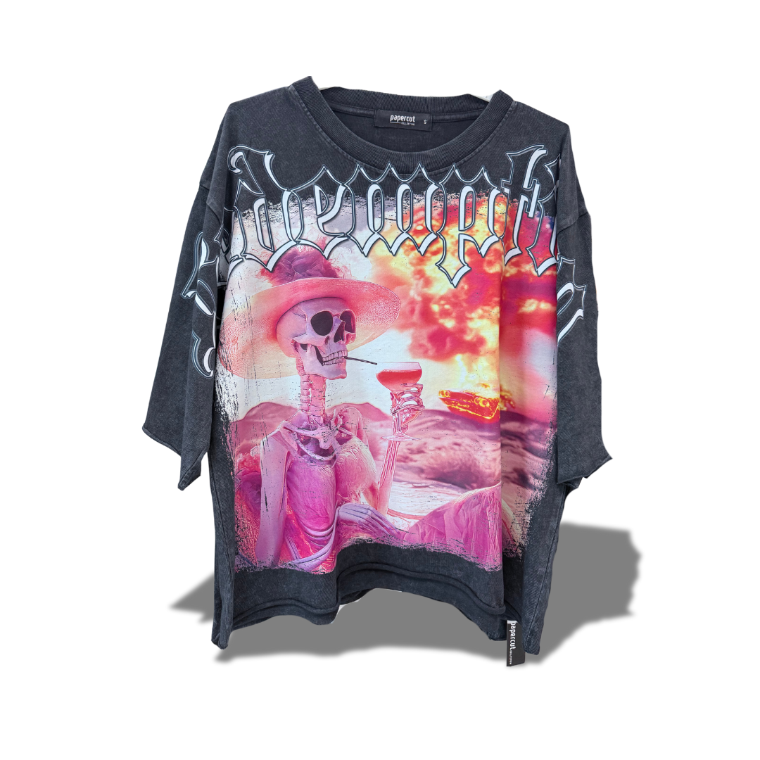 PAPERCUT FASHION REDEMPTION DARK GRAY T-SHIRT