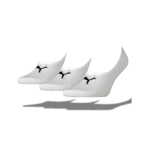 PUMA FOOTIE MEN'S FOOTPRINT 43-46 3 PAIRS WHITE