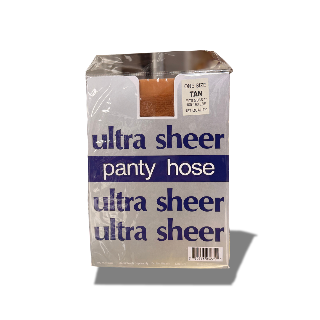 ULTRA SHEER PANTY HOSE ONE SIZE TAN