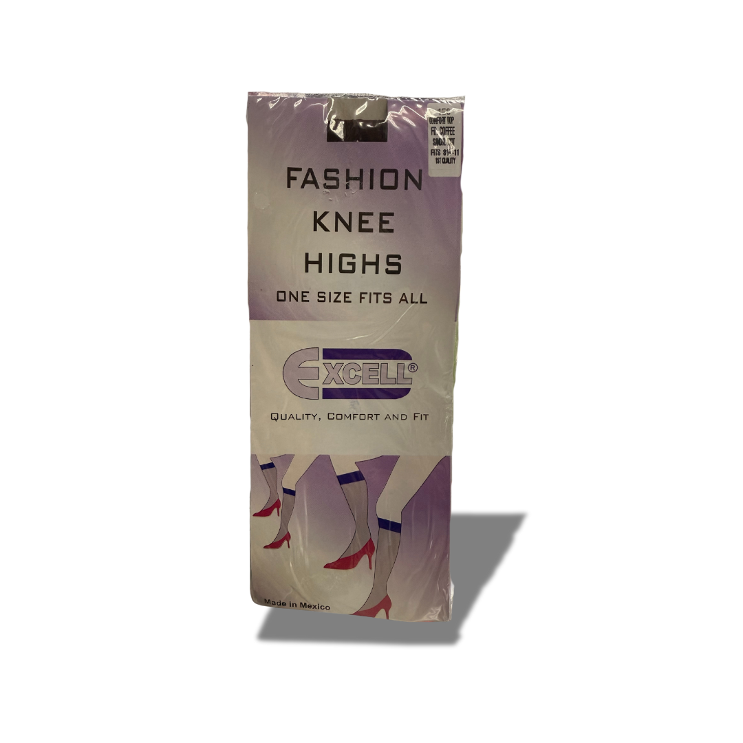 EXCELL FASHION KNEE HIGHS ONE SIZE