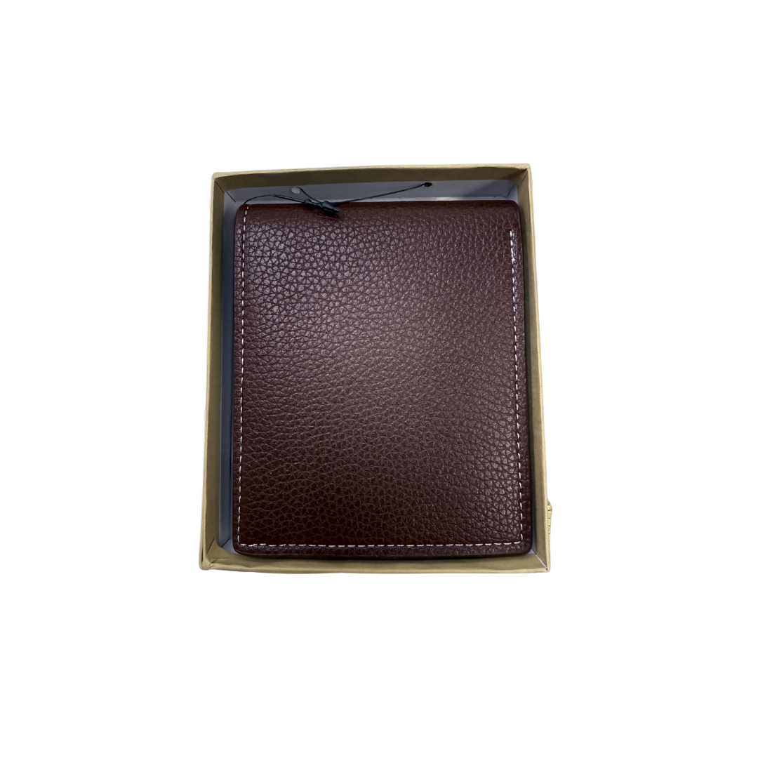 MEN'S BROWN PLAIN WALLET