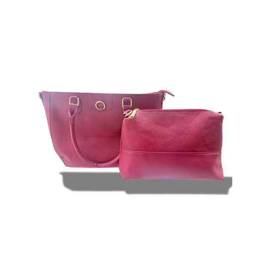 BOSALINA BDS2104 2 IN 1 HANDBAG RED
