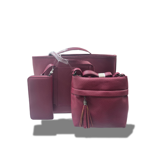 LA TERRE L1871 WN RED HANDBAG