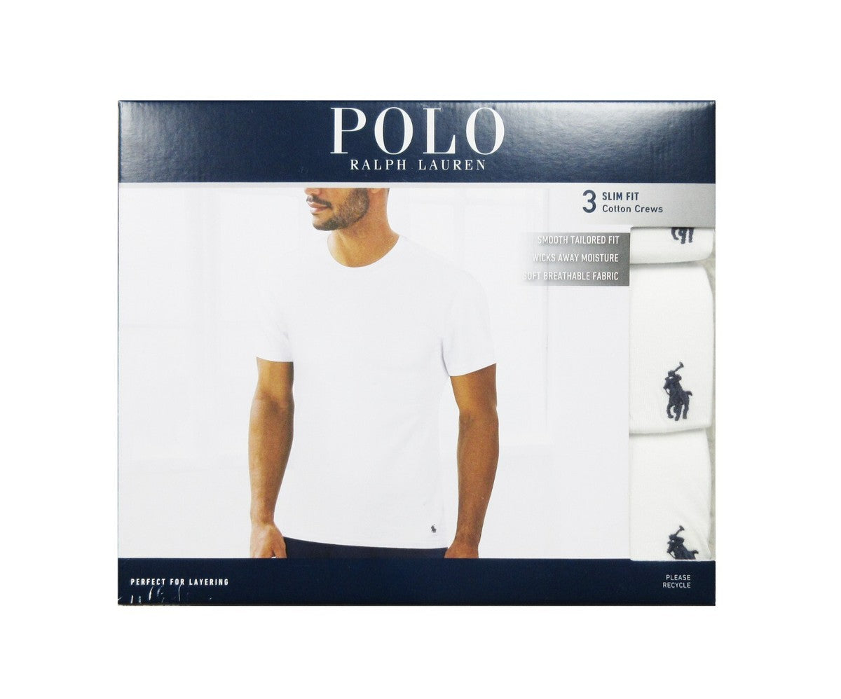 POLO RALPH LAUREN SLIM FIT COTTON TOPS 3-PACK
