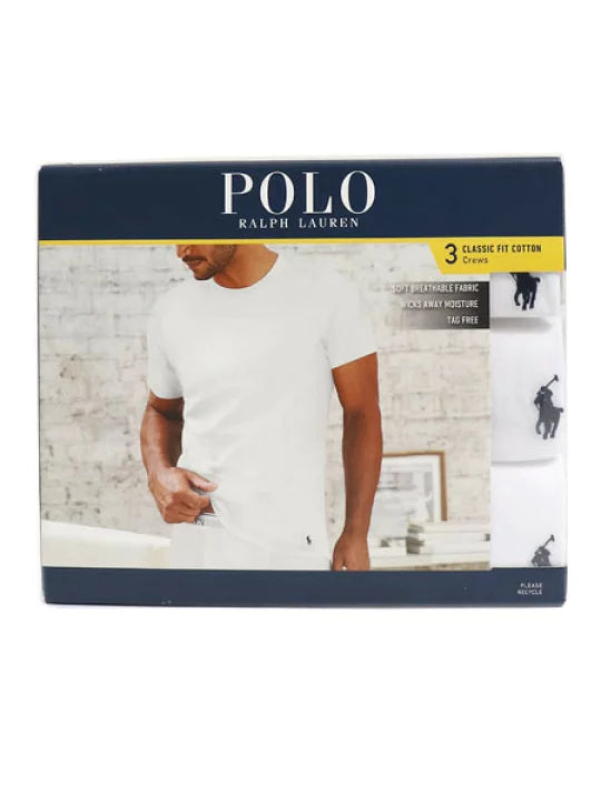 POLO RALPH LAUREN CLASSIC FIT COTTON 3-PACK NCCNP3