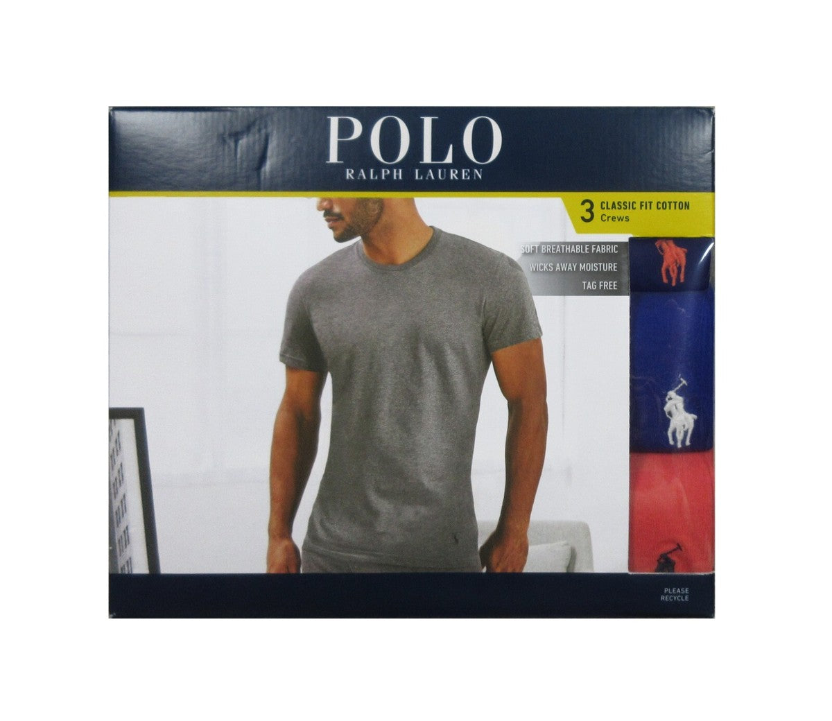 POLO RALPH LAUREN CLASSIC FIT COTTON 3-PACK NCCNP3