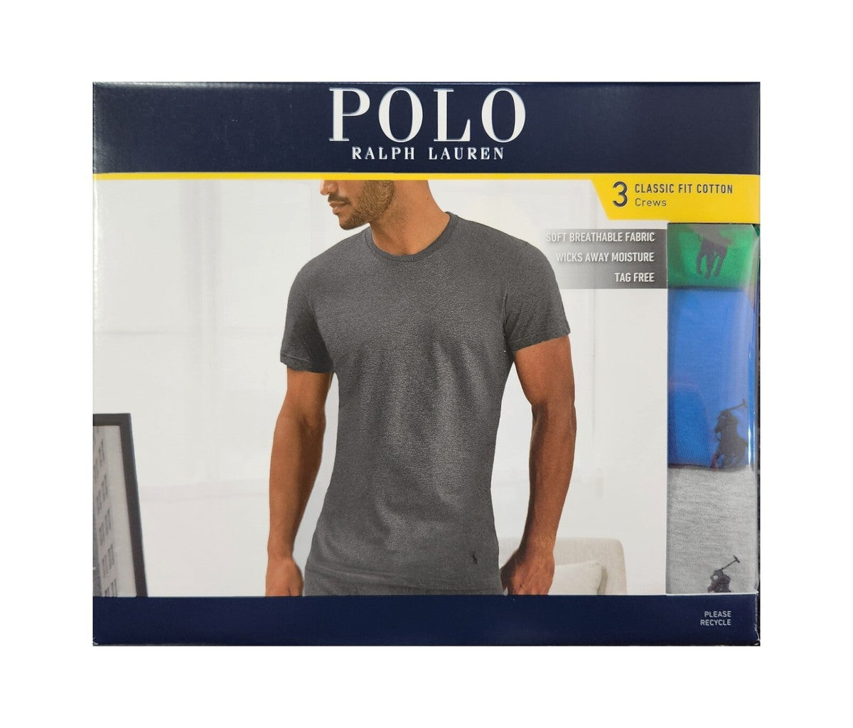 POLO RALPH LAUREN CLASSIC FIT COTTON 3-PACK NCCNP3